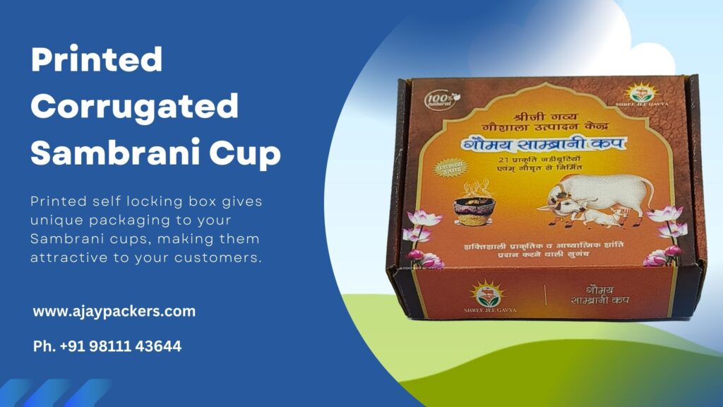 Printed Self Locking Box